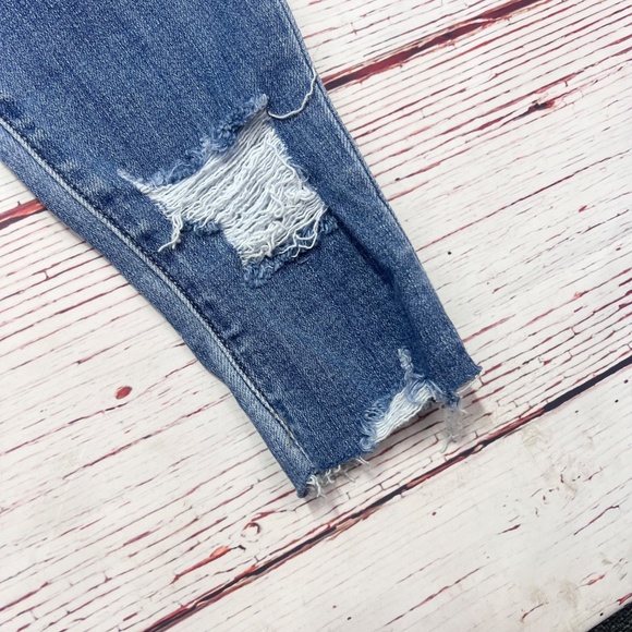 👖NWT🤩|•KANCAN•| Distressed Skinny Leg High Rise Waist Jean Size 27 Regular👖 - Picture 5 of 9